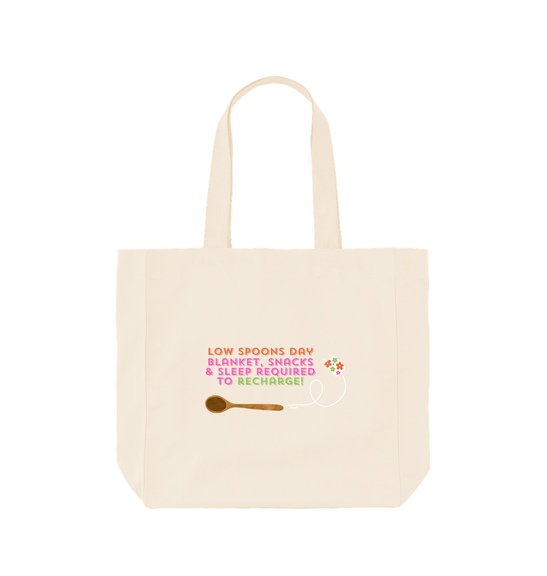 Natural Recharge your Spoons Tote