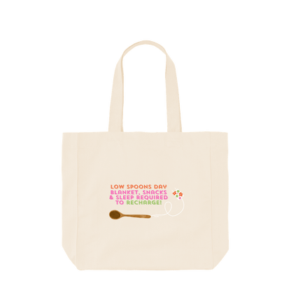 Natural Recharge your Spoons Tote