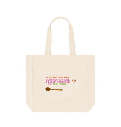 Natural Printed Bag Front