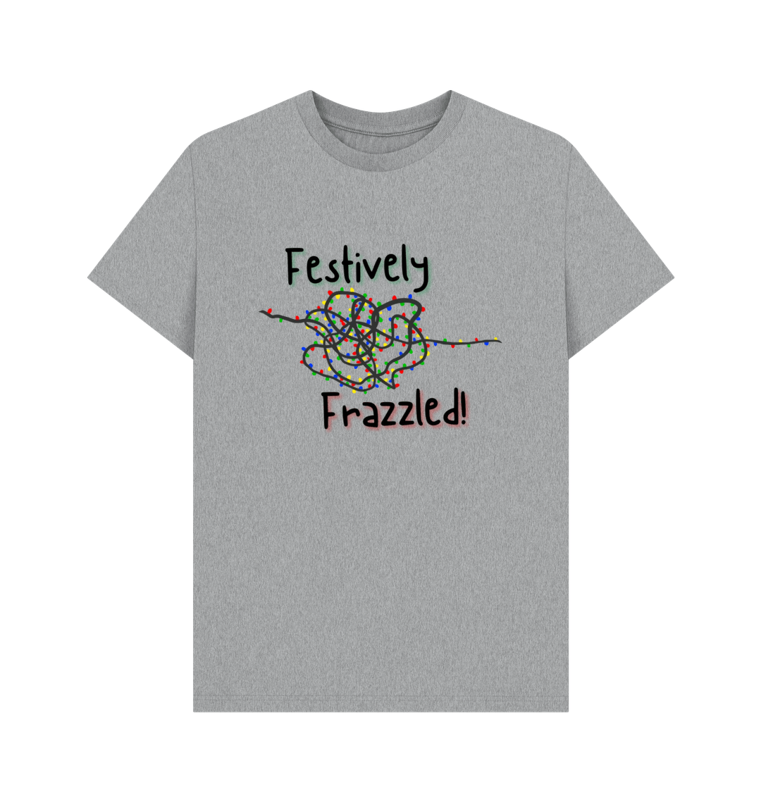 Athletic Grey Festively Frazzled T-Shirt